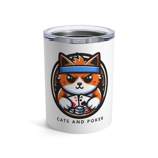 Cats and Poker Mascot - Tumbler 10oz